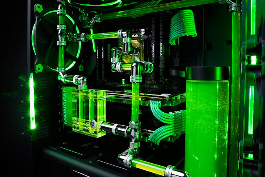 Comparing different methods of circulating coolant through a looped system when using a water-based coolant setup.