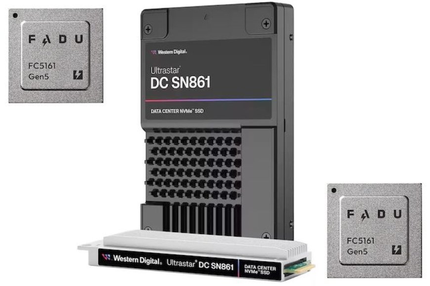 Fadu's FC5161 SSD Controller Breaks Cover in Western Digital's PCIe Gen5 Enterprise Drives