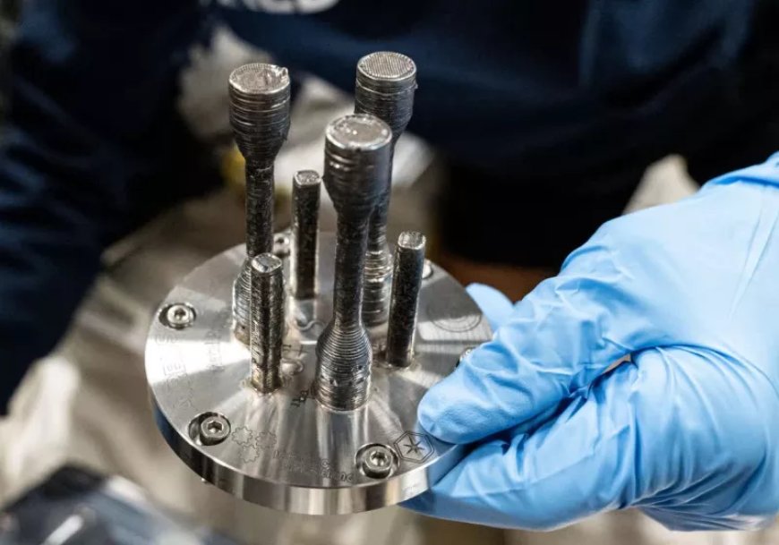 First 3D metal part printed in space is a breakthrough for future long-distance missions