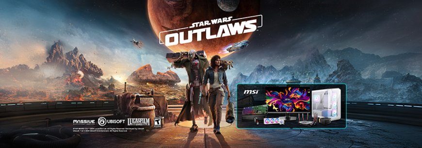 Embark on an Epic Galactic Adventure in Star Wars Outlaws™ brought to you by Ubisoft in collaboration with MSI!