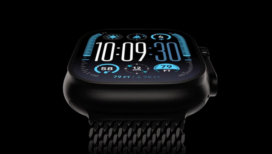 Apple Watch Ultra 2, featuring the most accurate GPS in a sports watch, now available in black titanium