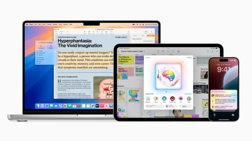 Apple Intelligence begins arriving on Mac, iPad, and iPhone next month