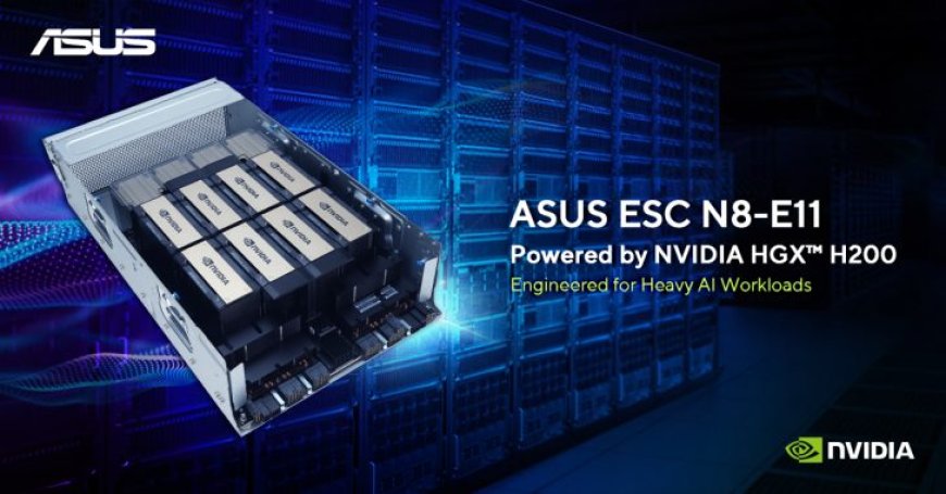 ASUS Unveils High-End “ESC N8-E11” AI Servers With NVIDIA H200 AI GPUs & Intel’s 5th Gen Xeon CPUs