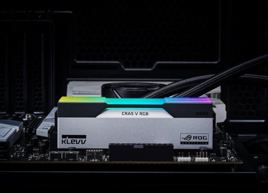 KLEVV Unveils CRAS V RGB ROG Certified DDR5 Memory, Up To 7400 MT/s In 48 GB Capacities