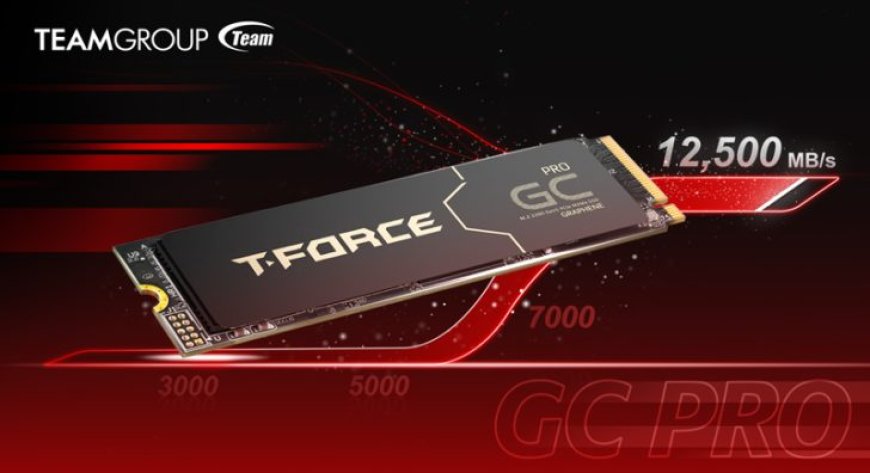 TeamGroup Rolls Out T-Force GC PRO Gen5 SSDs: 12.5 GB/s Speeds With InnoGrit Controller, Graphene Heatsink For Lower Power