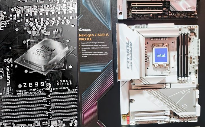 Gigabyte AORUS Z890 PRO ICE Motherboard PCB Leaks Out, Confirms Support For Intel Core Ultra Desktop CPUs