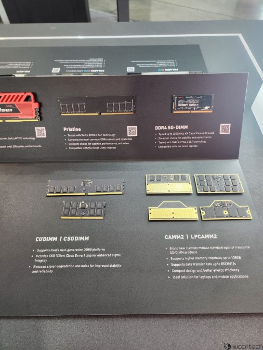 GEIL Unveils New DDR5 Memory Solutions: Up To 8600 MT/s, CAMM2 & LPCAMM2, CUDIMM & CSODIMM