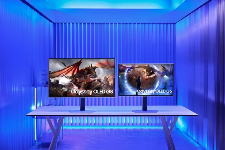 Samsung Unveils New Odyssey Gaming Monitors, Featuring The Odyssey OLED G8 & Odyssey OLED G6