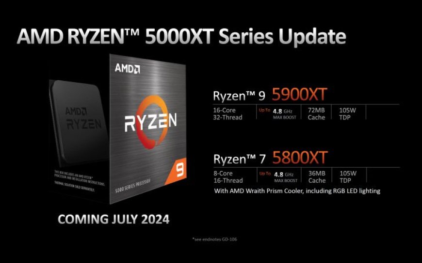 AMD Adds More High-End CPUs To AM4 Socket, Ryzen 9 5900XT 16 Core & Ryzen 7 5800XT 8-Core