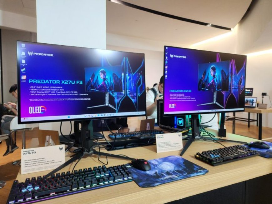 ACER Unveils New OLED Predator Gaming Monitors: X27U F3 FHD & QHD 480Hz, X32 X3 4K 240Hz, X34 X5 WQHD 240Hz