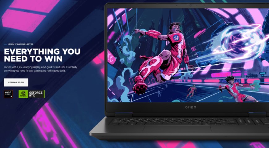 HP Unveils First AMD Ryzen 8040 APU-Powered OMEN 17 Gaming Laptops