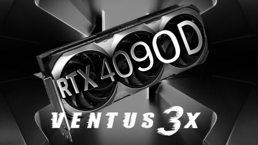 MSI GeForce RTX 4090D Ventus 3X GPU, Triple-Slot & A Tiny Factory Overclock