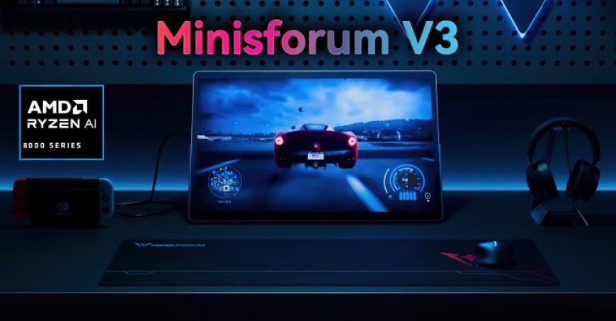 Minisforum Launches World’s First Ryzen 8040 3-In-1 Tablet For $970, Intros AtomMan Brand For High-End AMD, NVIDIA, Intel Mini PCs