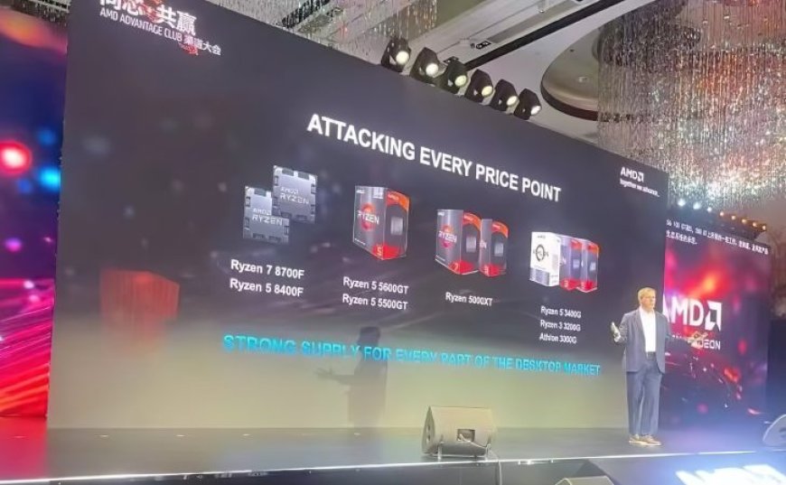 AMD Preps Ryzen 7 8700F & Ryzen 5 8400F “iGPU-Less” Desktop APUs For AM5 Platforms