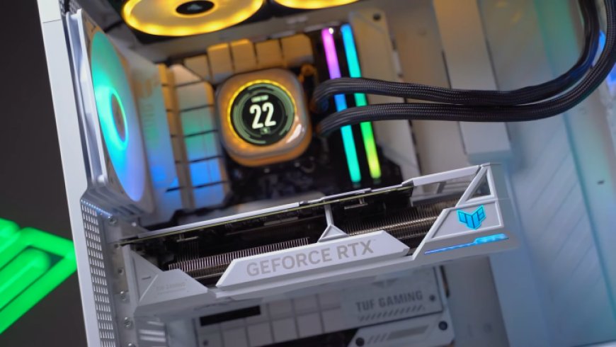 ASUS Unveils “Back to Future” White GeForce RTX 4070 Ti SUPER GPU, Featuring Hidden Connectors