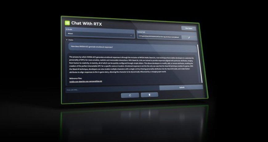 NVIDIA’s “Chat With RTX” Is A Localized AI Chatbot For Windows PCs Powered By TensorRT-LLM & Available For Free Across All RTX 30 & 40 GPUs