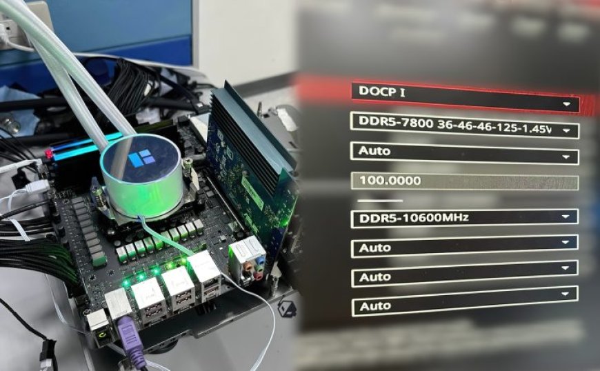 Pro-Overclocker Achieves DDR5-10600 Memory Speed With AMD Ryzen 7 8700G APU & ASUS ROG Crosshair X670E GENE