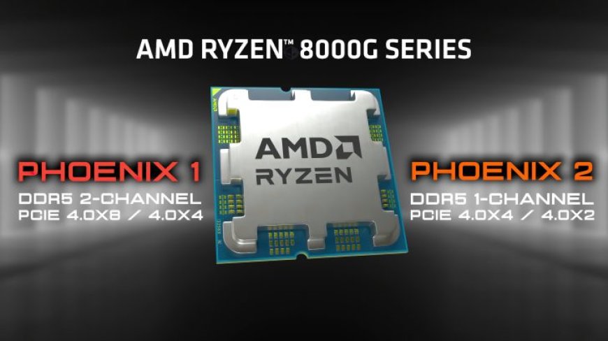 AMD Ryzen 8000G “Phoenix 2” Desktop APUs Limited To PCIe 4.0 x4 For dGPU & PCIe 4.0 x2 For M.2 SSDs