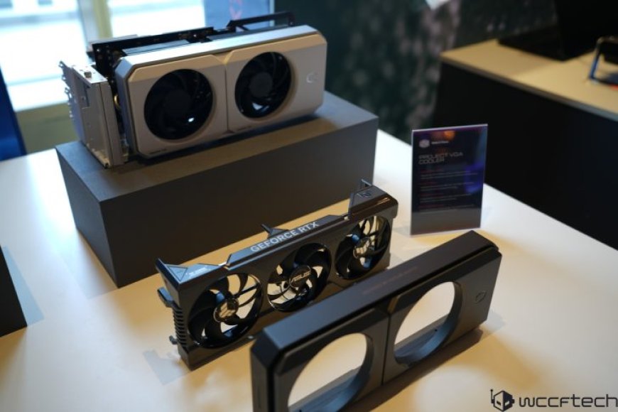 Cooler Master Displays Massive Prototype GPU Cooler With Dual Mobius Fans, Gen5 SSD Heatsink & New AIO Coolers