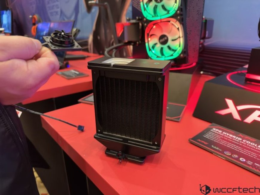 XPG Prototypes Hybrid Air & Liquid Cooler With Up To 280W Cooling For Intel & AMD CPUs