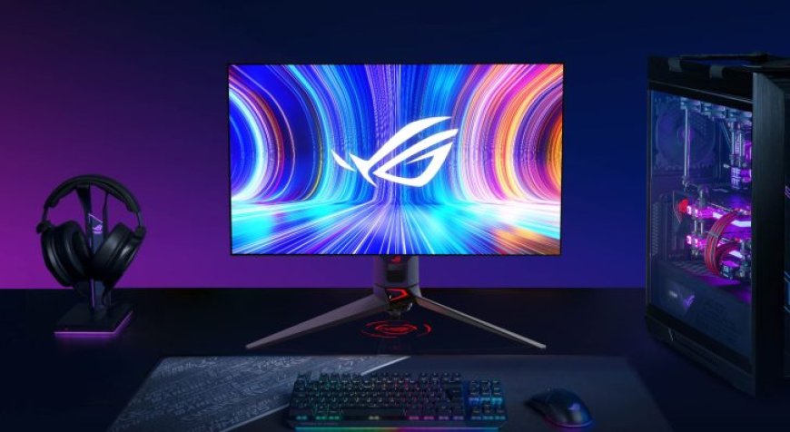 ASUS Unveils ROG SWIFT OLED 2024 Gaming Monitor Lineup: QD-OLED, 32-Inch 4K Flat, Dual-Mode Tech & More