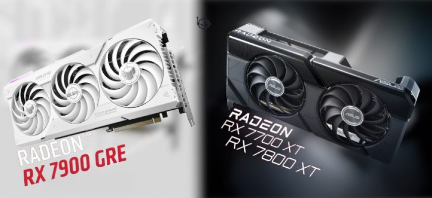 ASUS Intros Radeon RX 7900 GRE TUF White, RX 7800 XT & RX 7700 XT Dual Custom “RDNA 3” GPUs