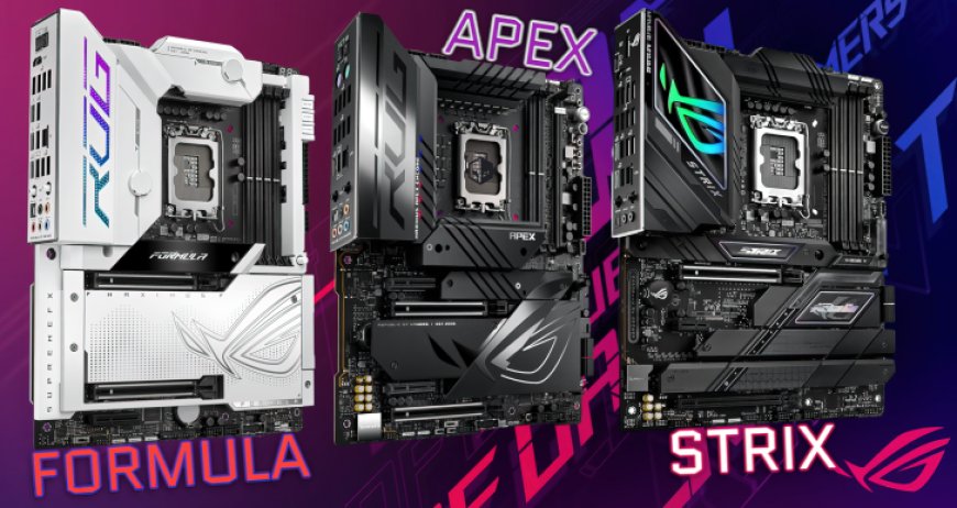 ASUS ROG Maximus Z790 Formula & ROG Maximus Z790 APEX Encore Motherboards Pictured