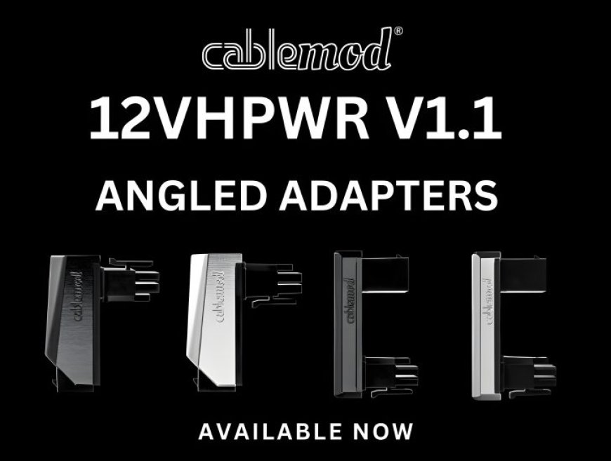 CableMod Intros Revamped 12V-2×6 Angled Power Connectors For NVIDIA RTX 40 GPUs