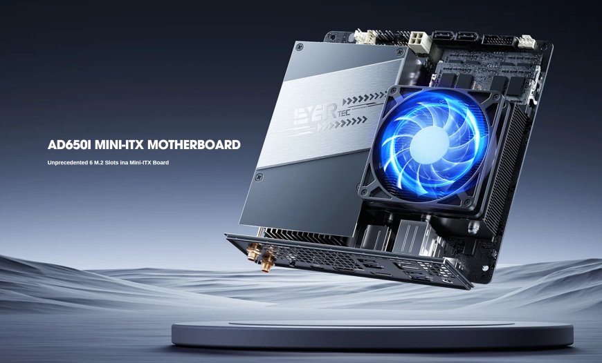 EYERTEC AD650I Mini-ITX “Intel Core i7-12650H” Motherboard Review – Six M.2 Slots!