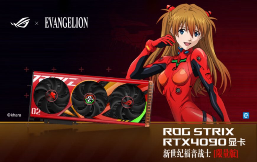 ASUS ROG GeForce RTX 4090 Evangelion Anime-Themed GPU Listed For $2,480