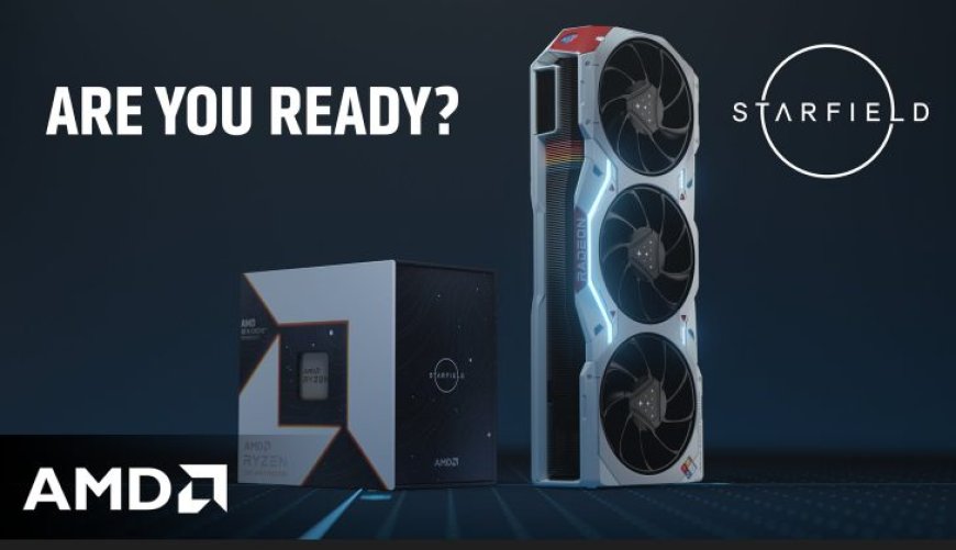 AMD & Bethesda Unveil Starfield-Themed Radeon RX 7900 XTX & Ryzen 7 7800X3D, Gorgeous GPU Design