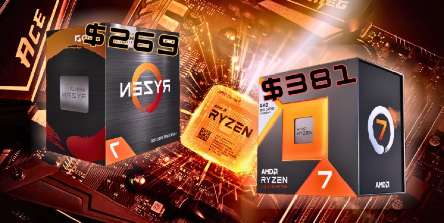 AMD’s Best Selling 3D V-Cache CPUs Get Price Drop: Ryzen 7 7800X3D For $381 US, 5800X3D For $269 US