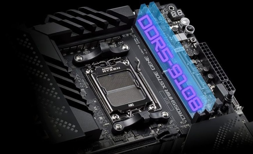 ASUS ROG Crosshair X670E Gene Achieves DDR5-9108 Memory OC Record With AMD Ryzen 7 7800X3D