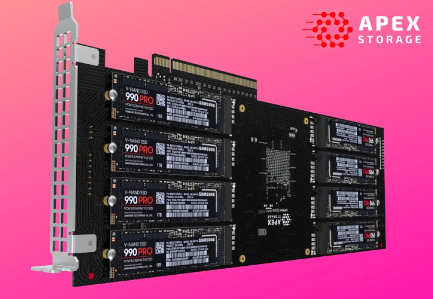 Apex Storage X16 AIC Lets You Add 16 NVMe Gen 4 SSDs In A Single-Slot Design