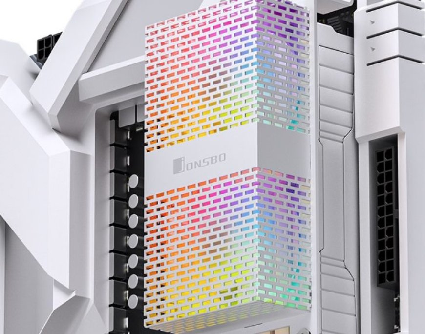 This Memory Cooler Is Compatible With DDR5 & Offers A Unique Colorful Design With Dual RGB Fans