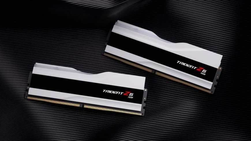 G.Skill Unveils Trident Z5 RGB White Memory Kits: Up To DDR5-8200 In 16, 24, 32 & 48 GB DIMMs