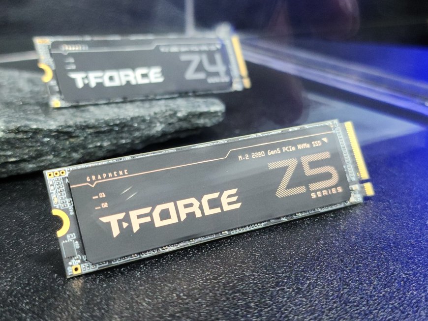 TeamGroup Unveils T-Force Z5 Gen5 SSDs, SSD Cooling Solutions, Up To DDR5-8266 Memory Kits