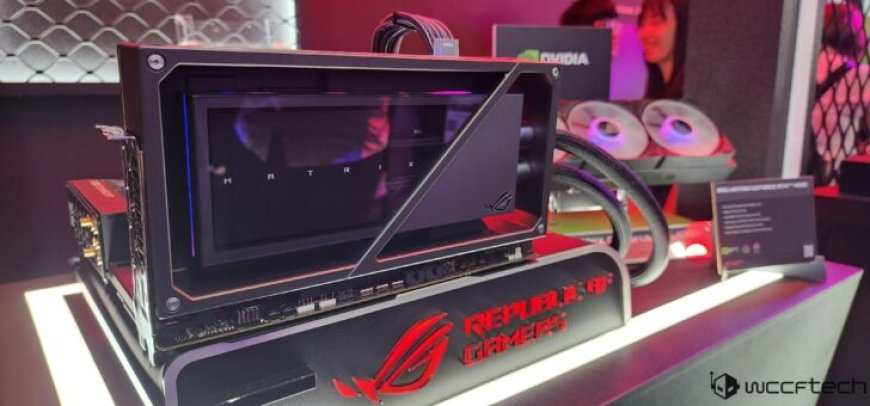 ASUS ROG Matrix GeForce RTX 4090 Graphics Card Close-Up: Next-Gen AIO With Liquid Metal TIM, Highest GPU Boost Clock