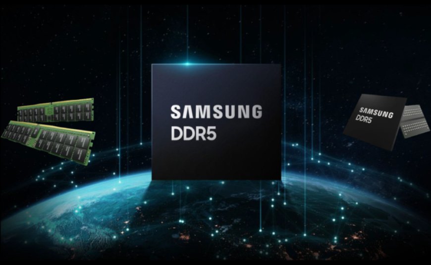 Samsung Begins 12nm DDR5 16 Gb DRAM Mass Production: Up To 7200 Mbps & 23% Efficient