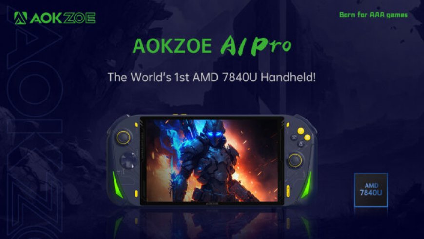 AOKZOE A1 Pro Handheld Gaming Console Official: AMD Ryzen 7 7840U APU, Over 60 FPS In AAA Games, $799 US Starting Price