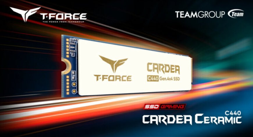 TeamGroup Introduces The T-FORCE CARDEA Ceramic C440 M.2 PCIe 4.0 SSD