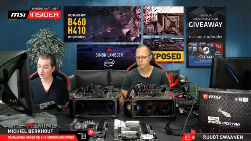 MSI B460 Motherboards Power Limit Overclocking Demonstrated With 10th Gen Comet Lake CPUs on Liquid & Air Cooling