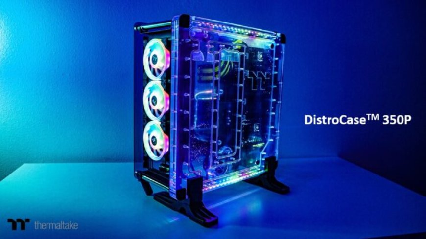 Thermaltake’s DistroCase 350P Mid-Tower Chassis is Designed With Water-Cooling in Mind!