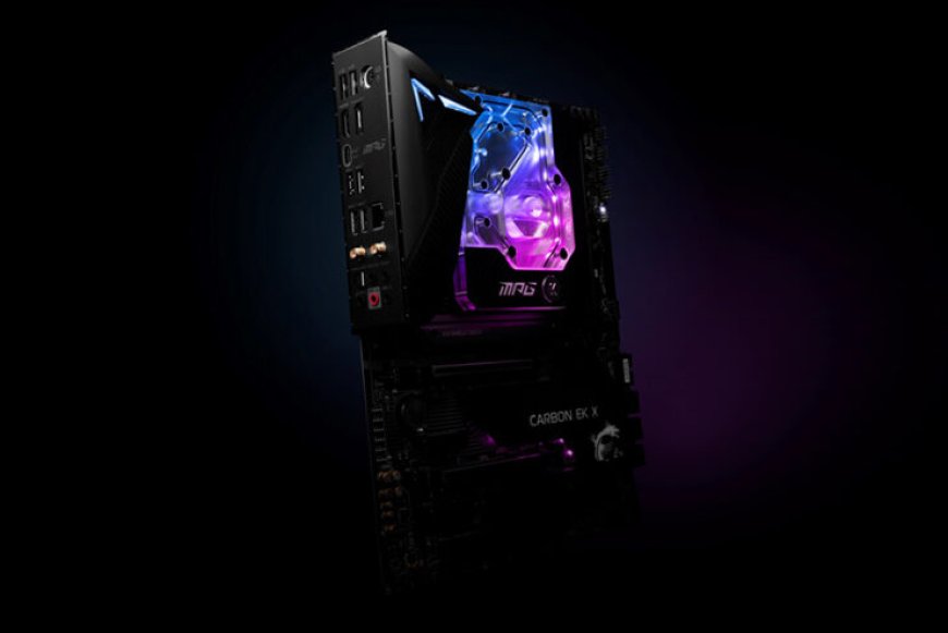 MSI & EKWB Unveil The MPG Z490 CARBON EK X – A Motherboard With A Waterblock For Only $400