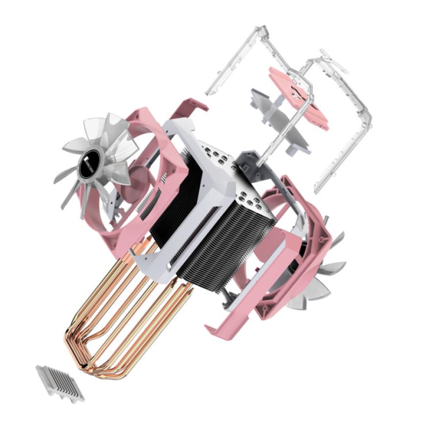 JONSBO Announced The CR-1100 Tower-Type CPU Cooler in a Bubblegum Pink