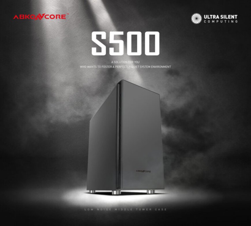 ABKONCORE Introduces the Silent Middle Tower Case S500