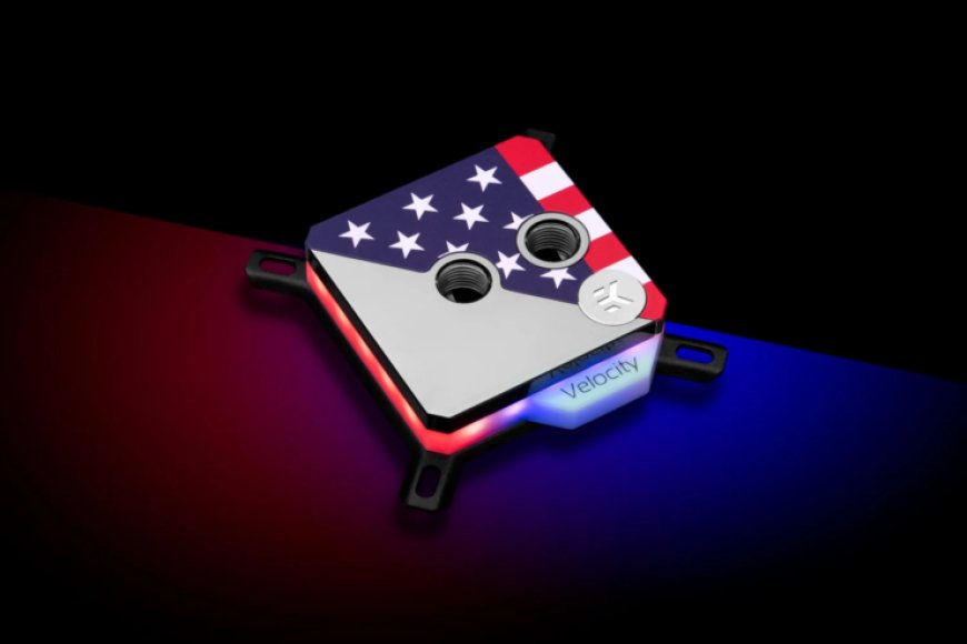 EKWB Announces The Quantum Velocity Honor With A USA Color Scheme – Most Of The Proceeds Will Go To Charity