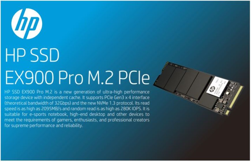 HP Releases The HP EX900 Pro M.2 SSD