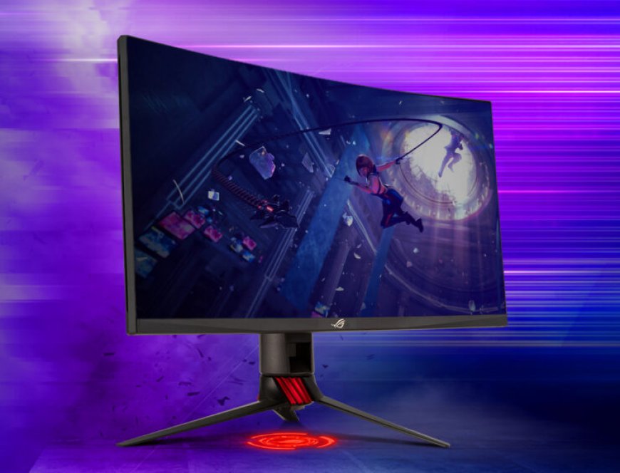 ASUS Announces the ROG Strix XG27WQ: A High Refresh Rate Monitor with a Curved Screen