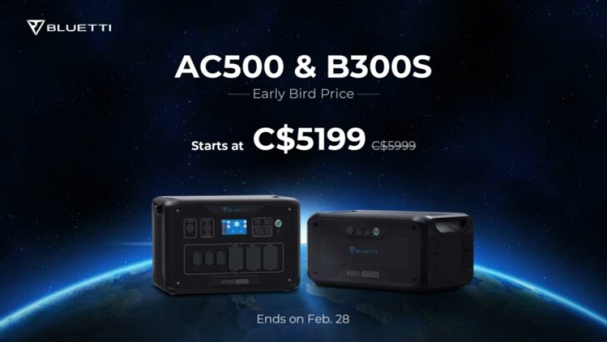 BLUETTI AC500 Award Winning Home Power Backup Is Finally Available On Official Store & Amazon